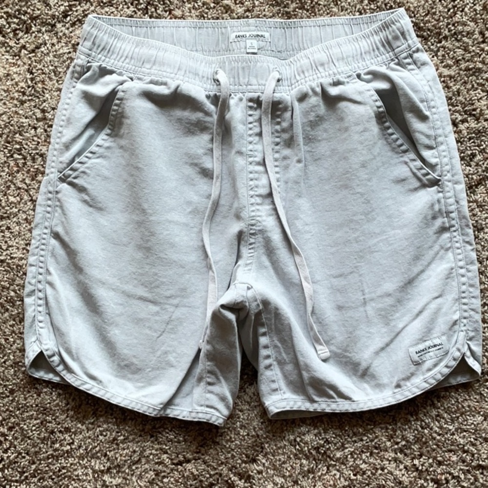 Men’s Banks Journal Shorts, Small, Light Grey